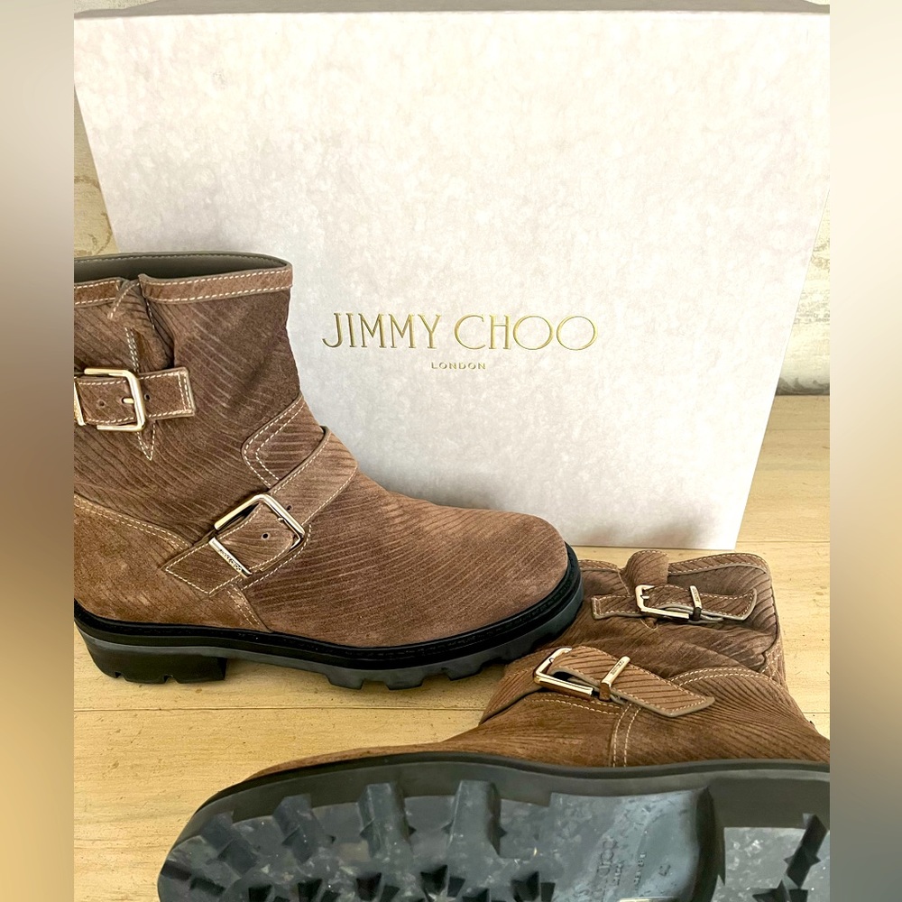 Jimmy Choo Brown Ankle Boots